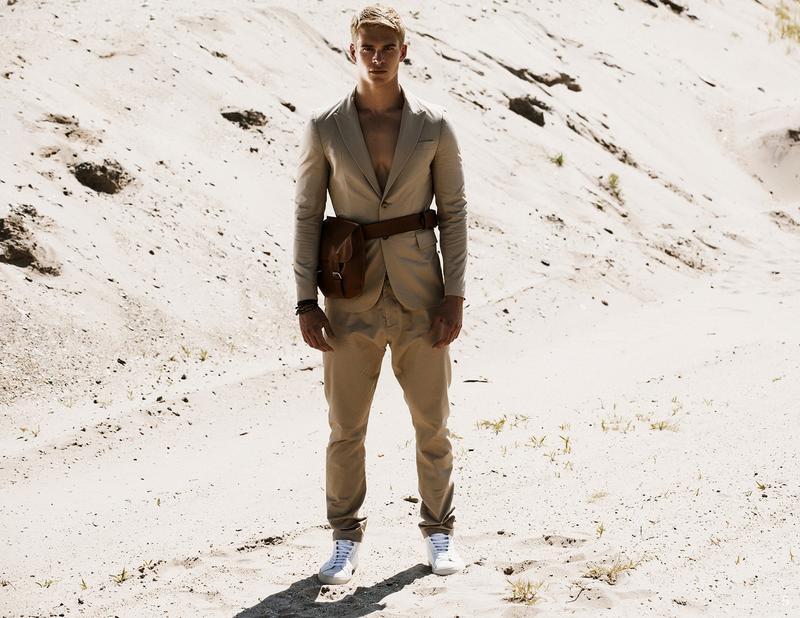 Mitchell Slaggert ventures outdoors to showcase Cadet's spring/summer 2016 menswear collection.