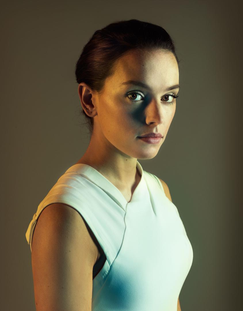 Daisy Ridley photographed for TIME magazine.