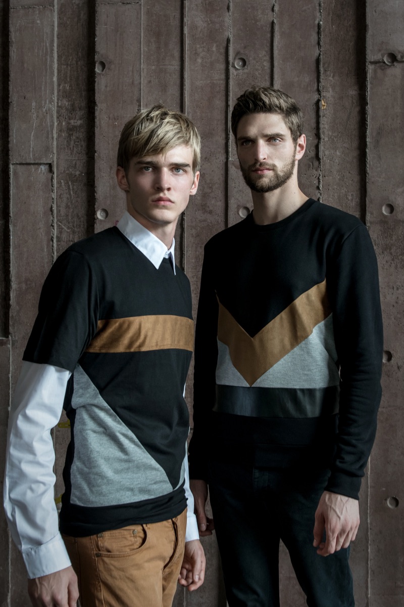 Double Trouble: Caleb Byrum + Justin Hilton in Zara by Jeremy Holden