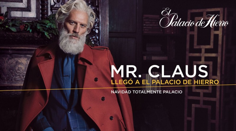 Paul Mason is Saint Nicks for El Palacio de Hierro.