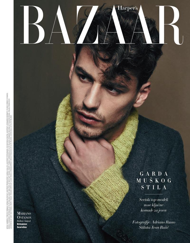 Mariano Ontañon photographed for Harper's Bazaar Serbia