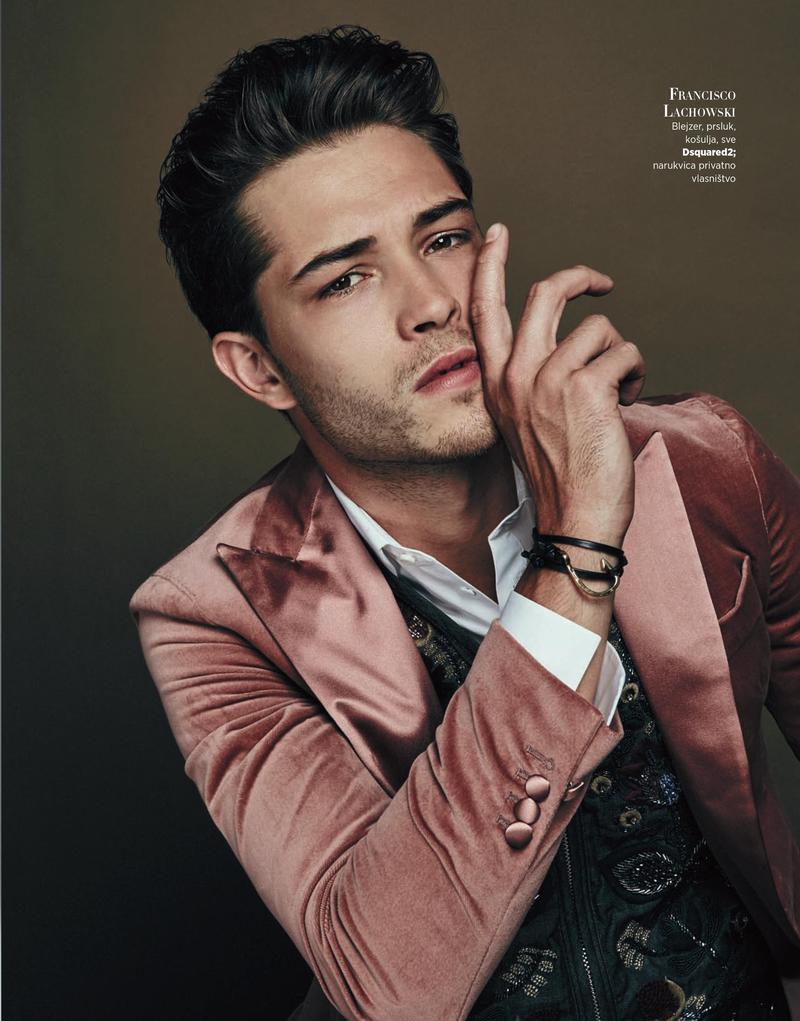 Francisco Lachowski photographed for Harper's Bazaar Serbia