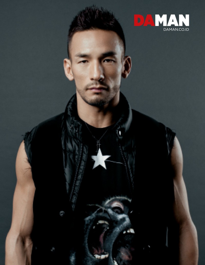 Hidetoshi Nakata wears Givenchy.