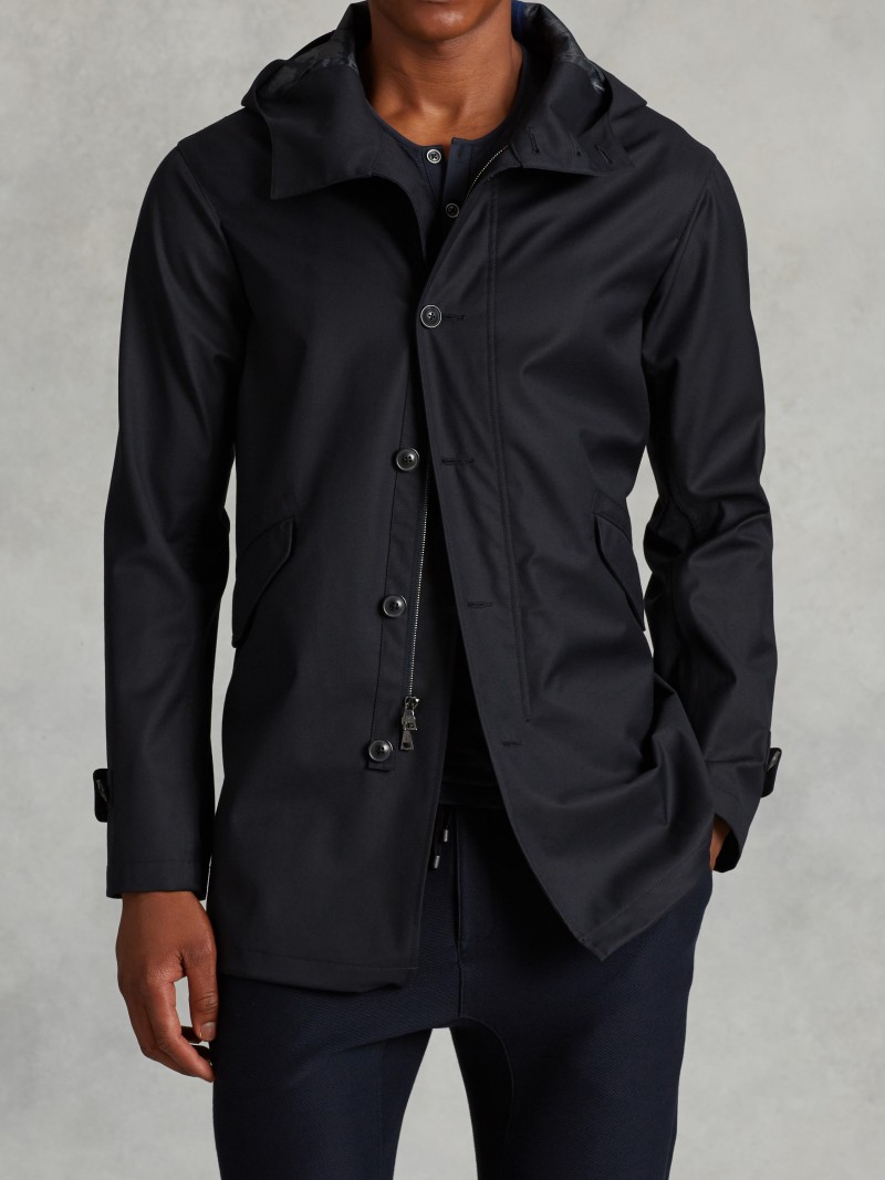 John Varvatos Resort 2016 Seam Sealed Hooded Parka