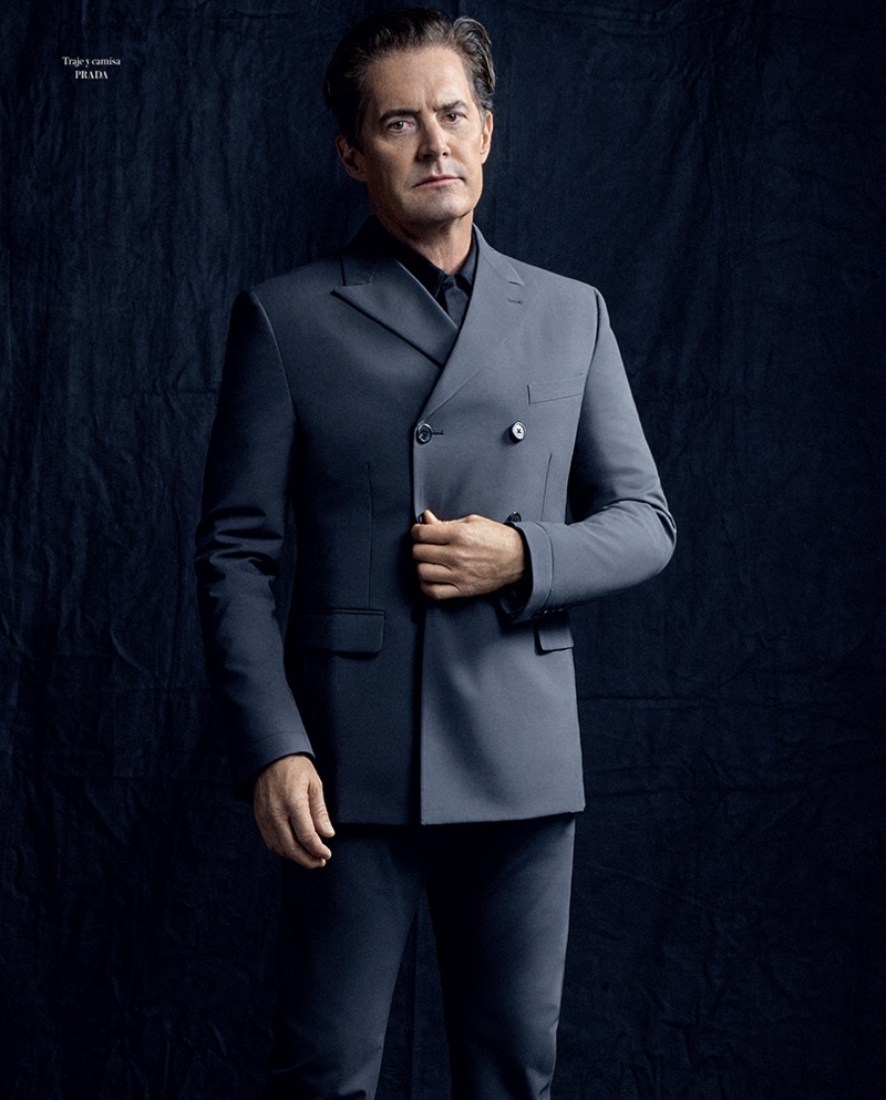 Kyle MacLachlan suits up for the pages of Icon El Pais.