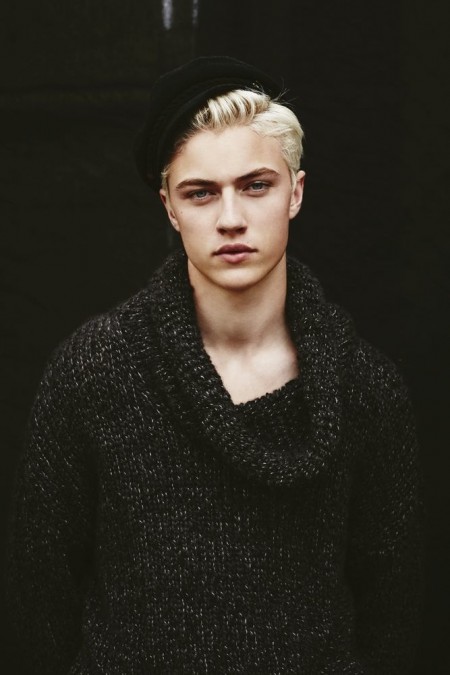 Lucky Blue Smith Poses for Interview, Talks Lucky Charms