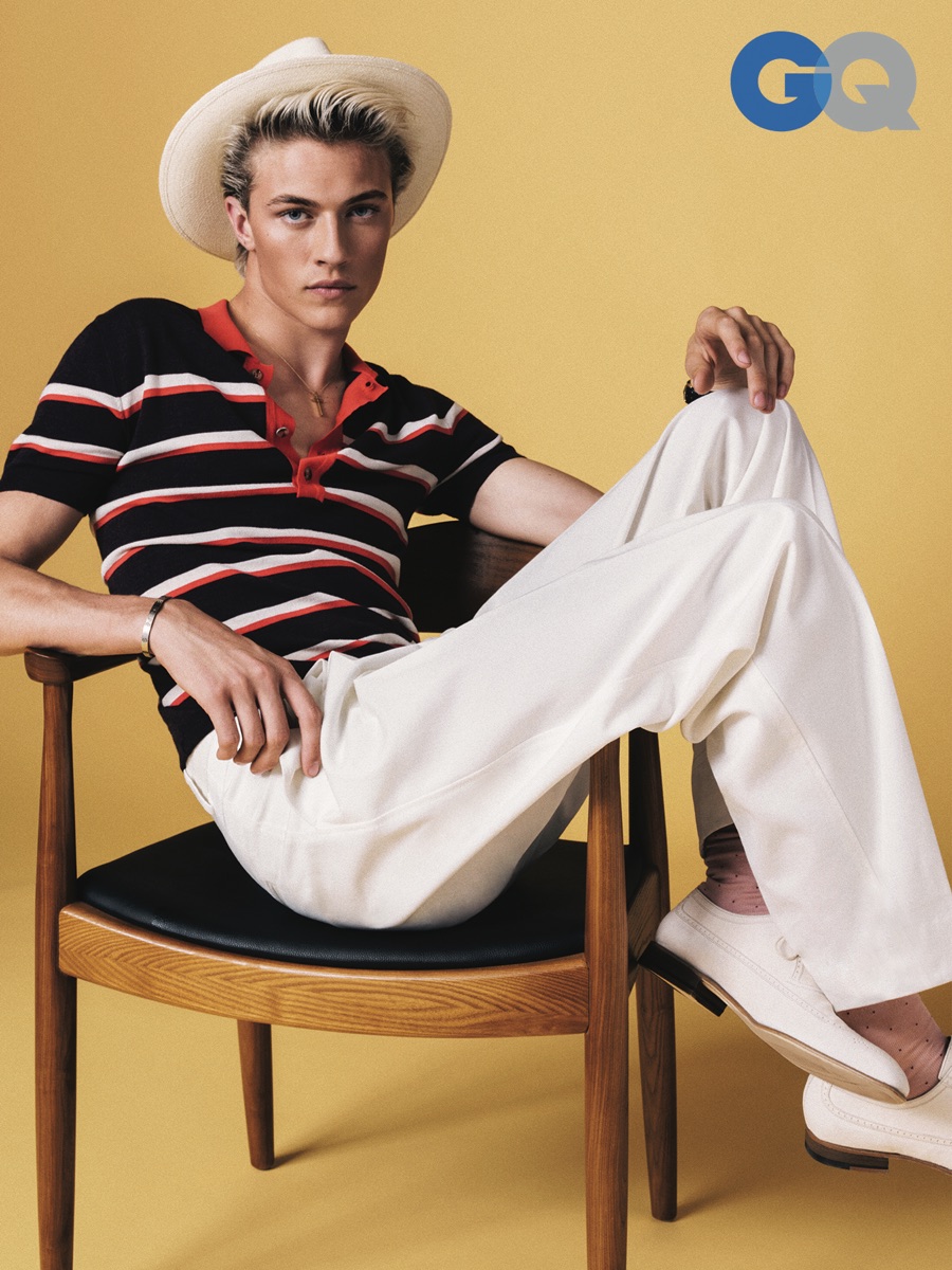 Lucky Blue Smith 2016 GQ Photo Shoot 001