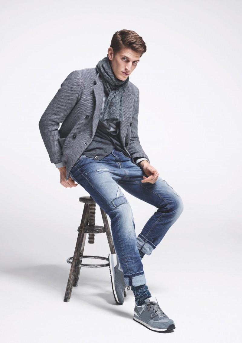 Model Andre Feulner for MAC Jeans Fall/Winter 2015