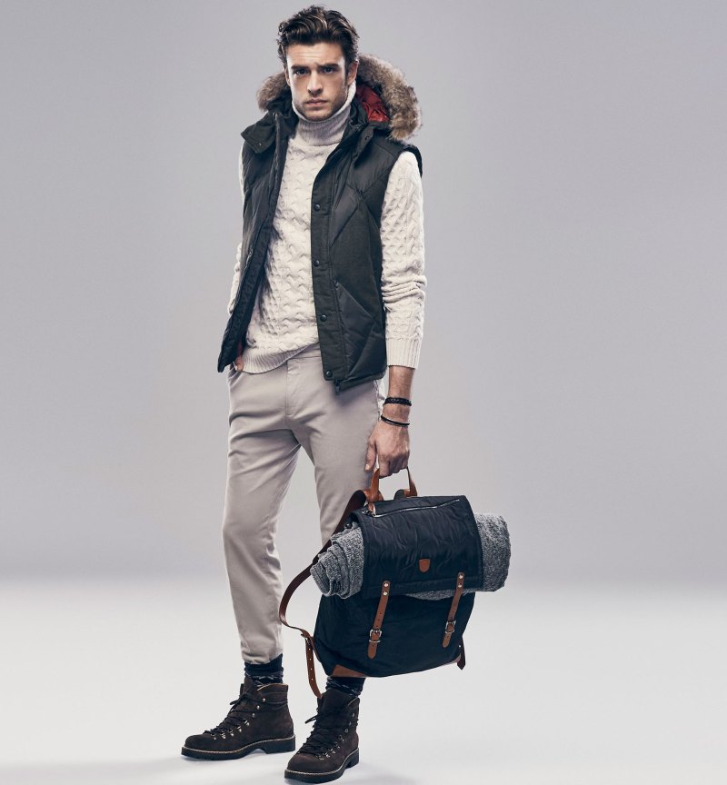 Massimo Dutti Apres Ski 2015 Mens Collection 002