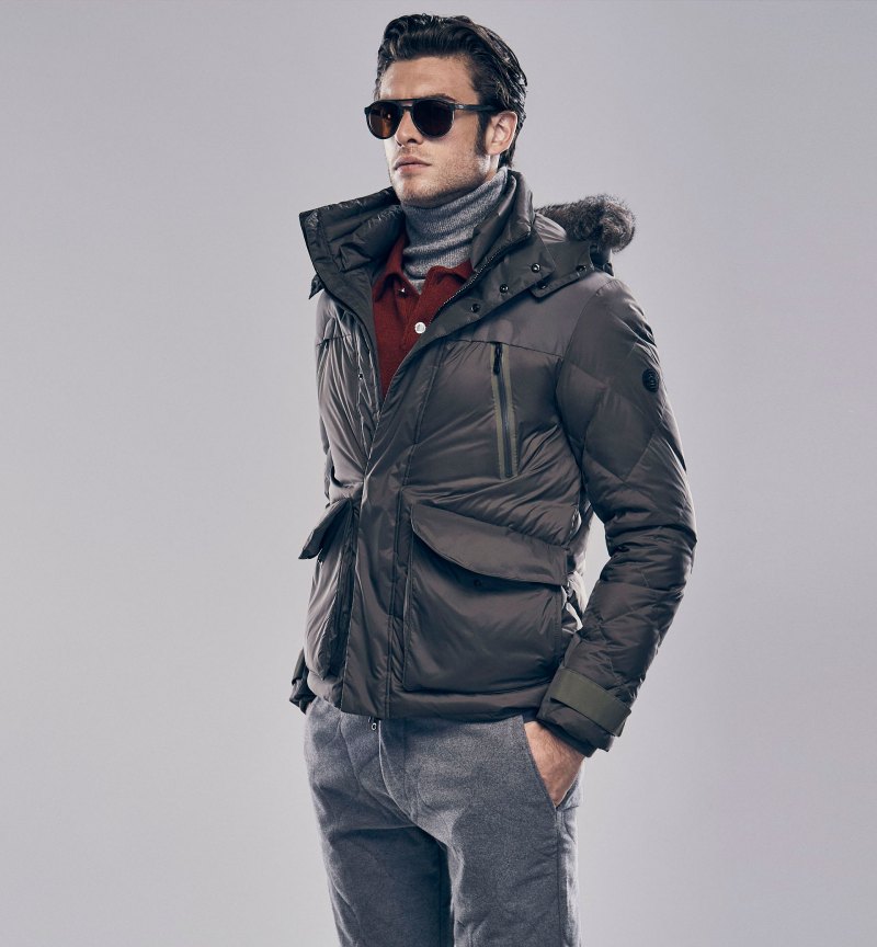 Gaspard bundles up from Massimo Dutti's 2015 Après Ski collection.