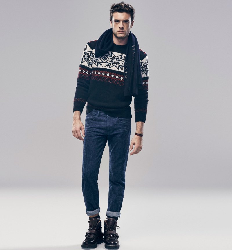 Massimo Dutti Apres Ski 2015 Mens Collection 014