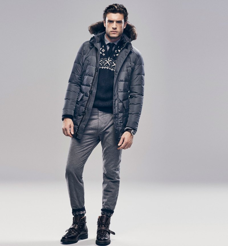 Massimo Dutti Apres Ski 2015 Mens Collection 021