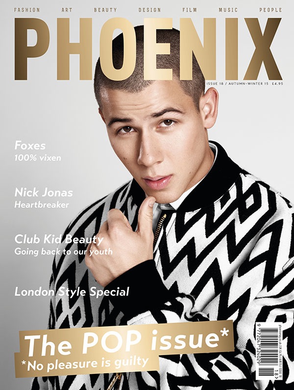Nick Jonas covers Phoenix magazine.