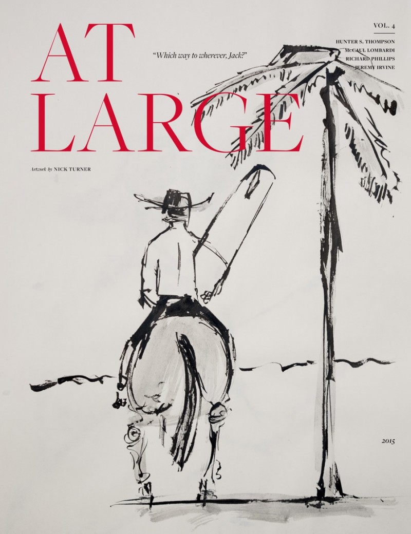 At Large cover artwork by Nick Turner » Simon Nessman, Jeremy Irvine + More Cover At Large Magazine At Large cover artwork by Nick Turner