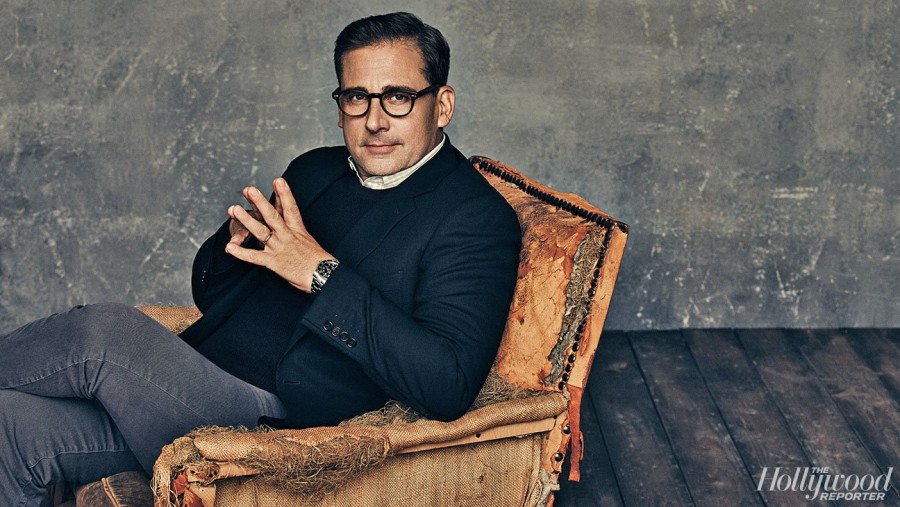 Steve Carell photographed for The Hollywood Reporter.