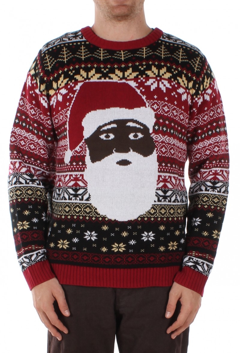 The-Night-Before-Christmas-Sweater-Black-Santa