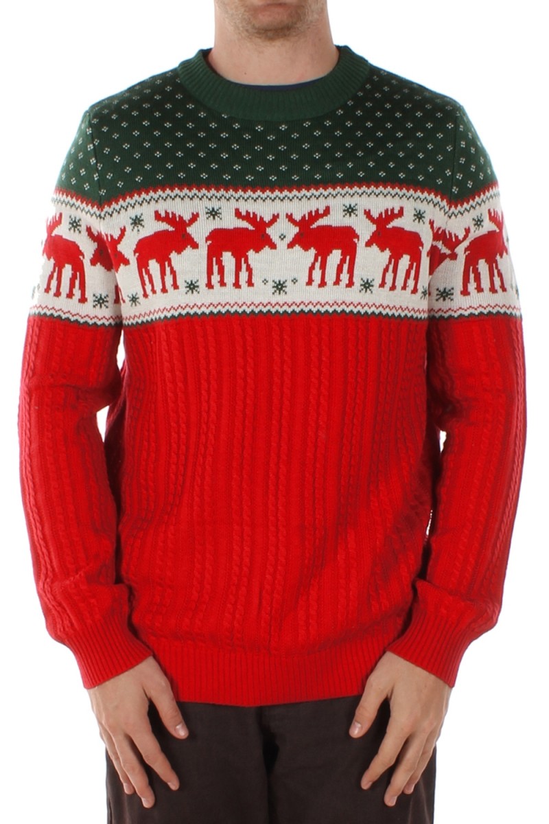 The-Night-Before-Christmas-Sweater-Moose