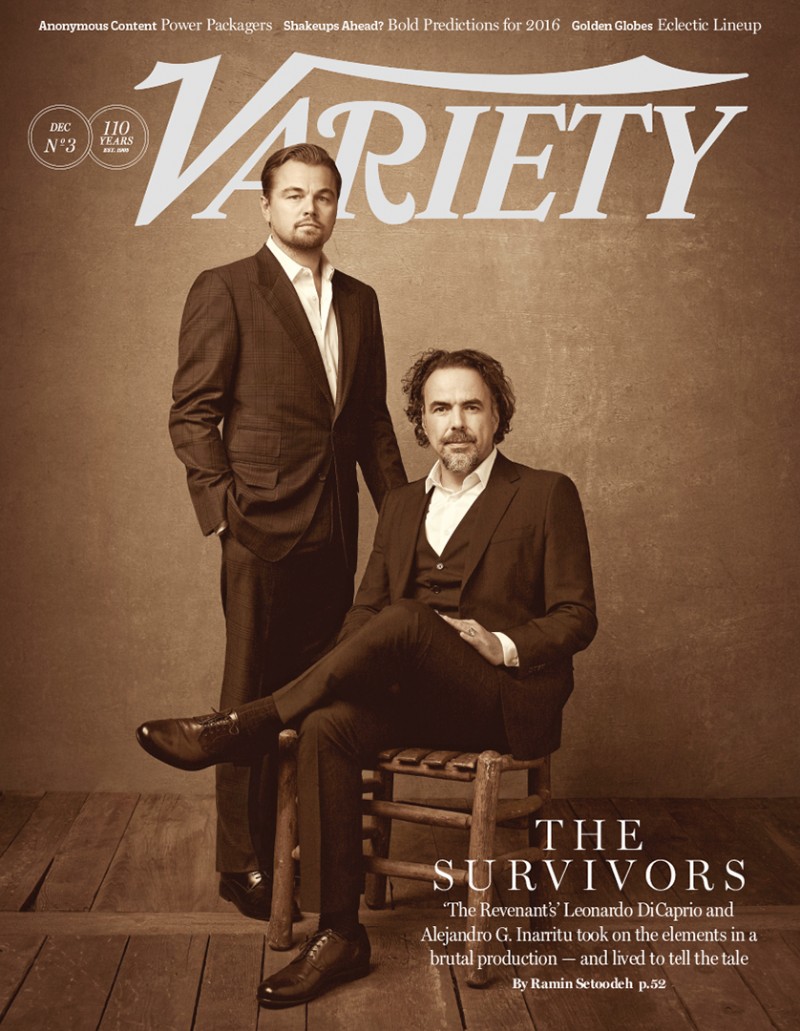 Variety Cover Leonardo DiCaprio Alejandro G Inarritu 001