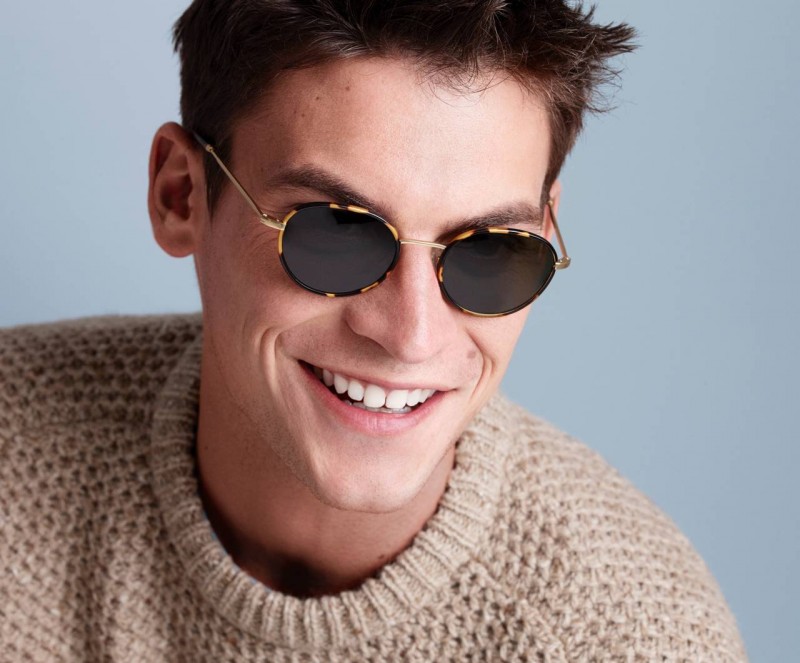 Miles wears Warby Parker Henry sunglasses.