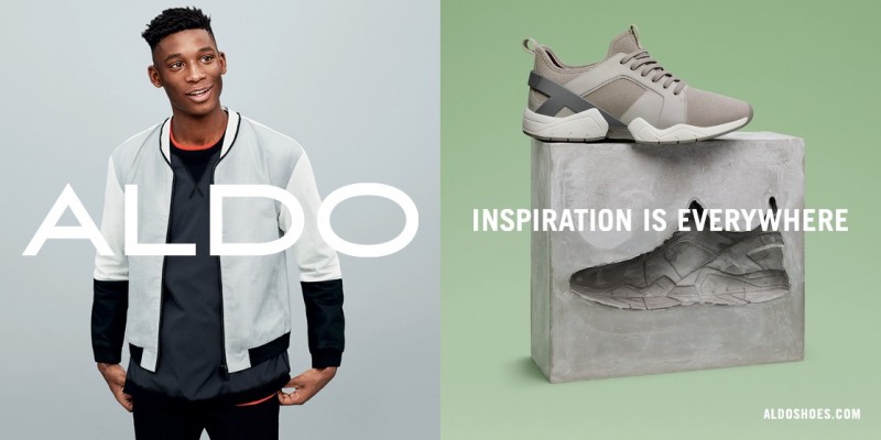 ALDO spring-summer 2016 campaign featuring Harry Uzoka.