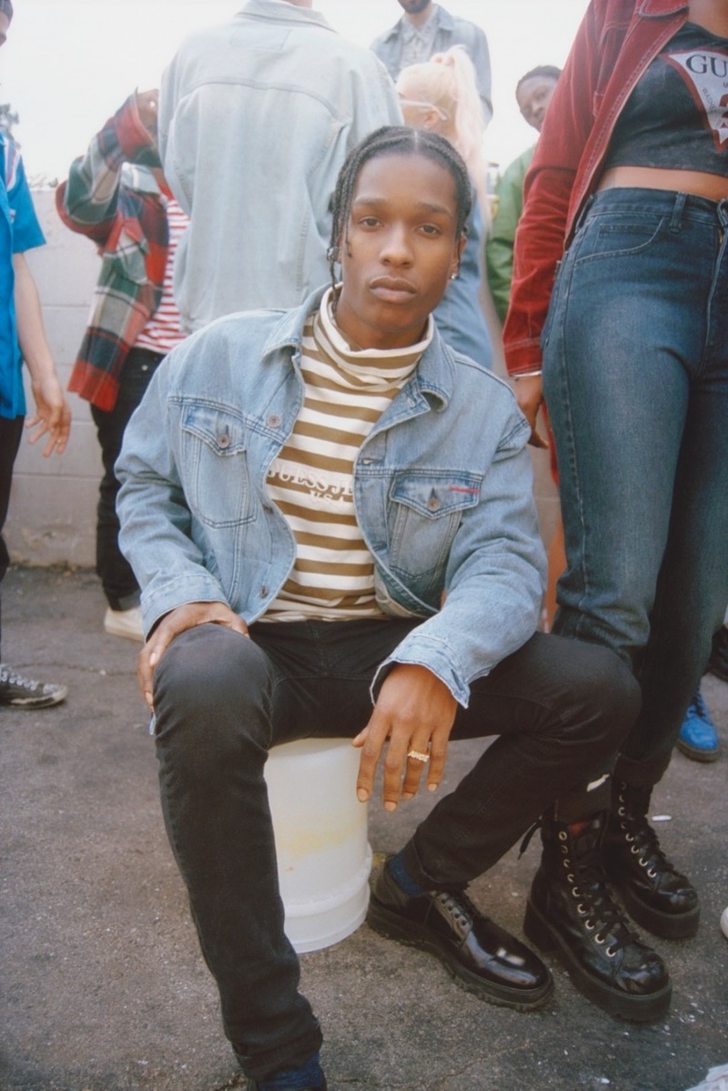 A$AP Rocky Revisits 90s Style with GUESS Collaboration