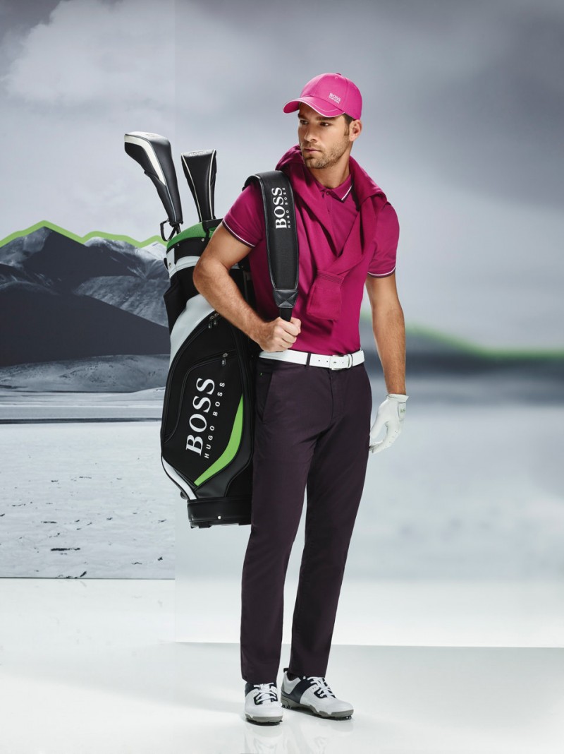 Brazilian model Andre Ziehe is ready for a season of golf with BOSS Green.