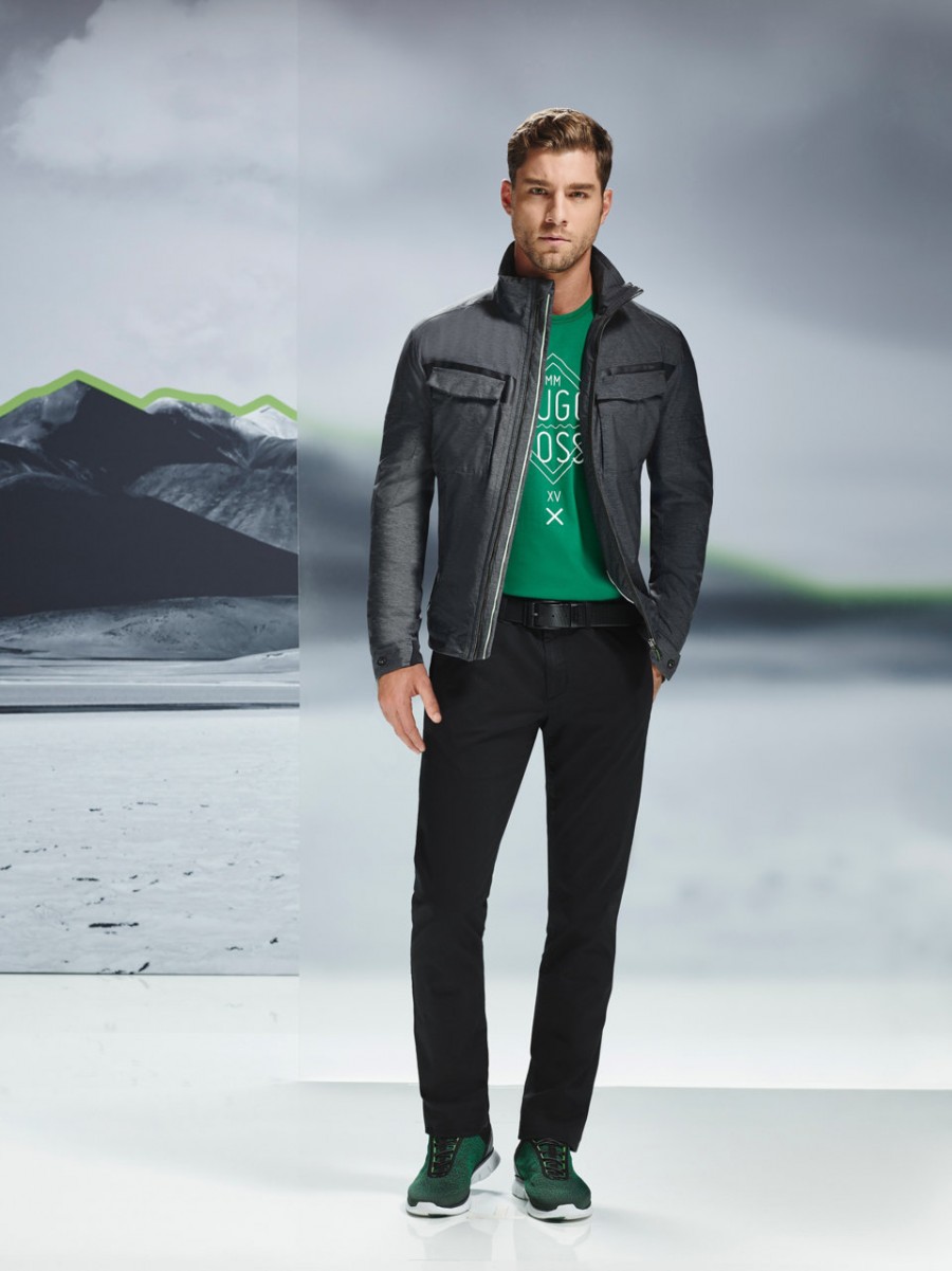 hugo boss green joggers