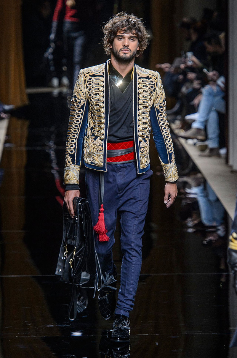 Balmain-2016-Fall-Winter-Mens-Collection-003 » Balmain Channels French Aristocratic Style for Fall Collection Balmain-2016-Fall-Winter-Mens-Collection-003
