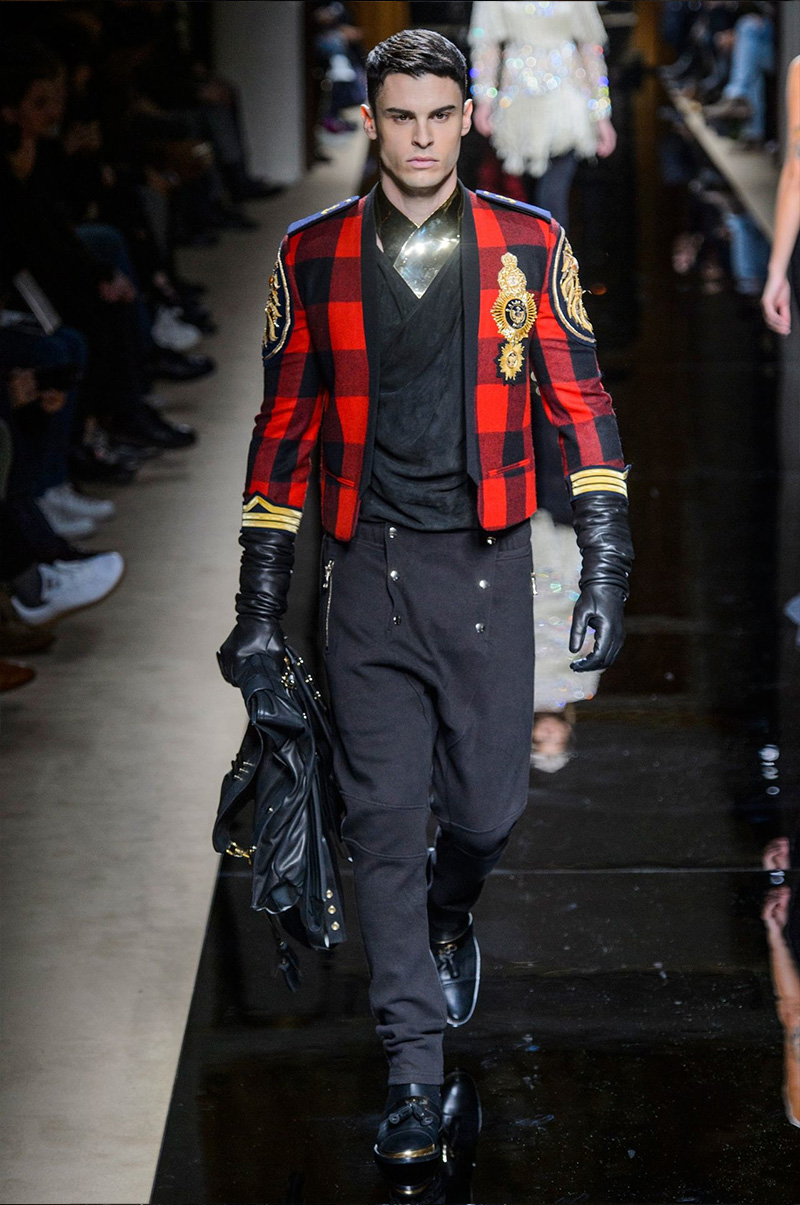 Balmain Fall 2016 Menswear Fashion Show