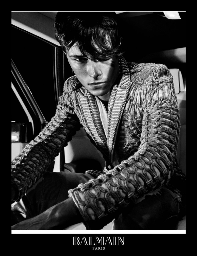 Francisco Lachowski for Balmain's spring-summer 2016 campaign.