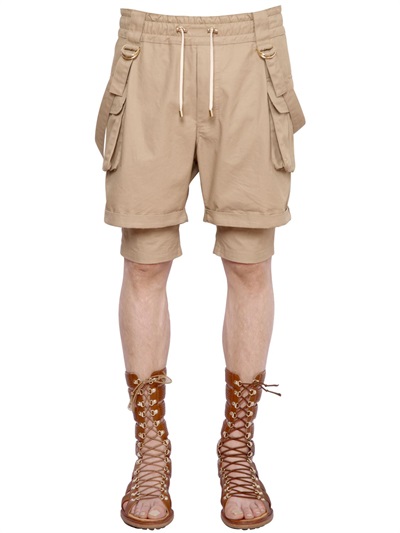 Balmain Double Cargo Shorts