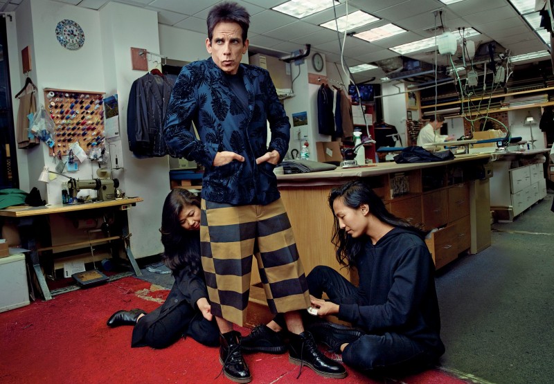 Derek Zoolander (Ben Stiller) takes part in a fitting with designer Alexander Wang. » Ben Stiller's Derek Zoolander is in Vogue Derek Zoolander (Ben Stiller) takes part in a fitting with designer Alexander Wang.
