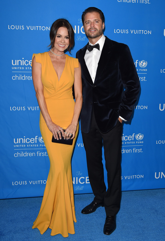 Brooke Burke and David Charvet attend the 2016 UNICEF Ball.