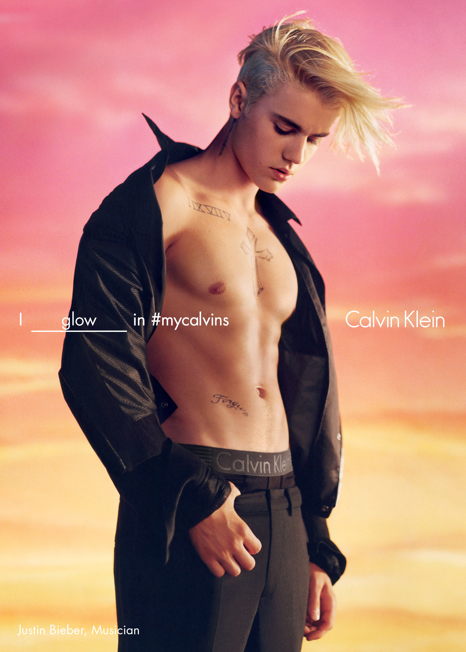 Calvin Klein 2016 Spring Summer Campaign Justin Bieber