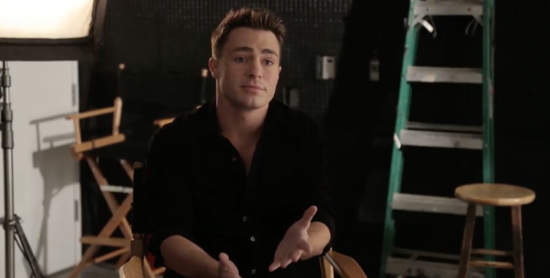 Colton Haynes talks male model income inequality with Funny or Die!