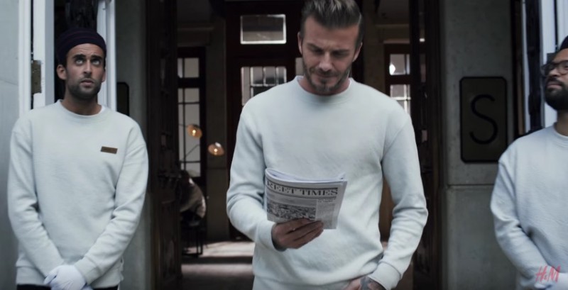 David Beckham sets the trends in his latest video outing for H&M.