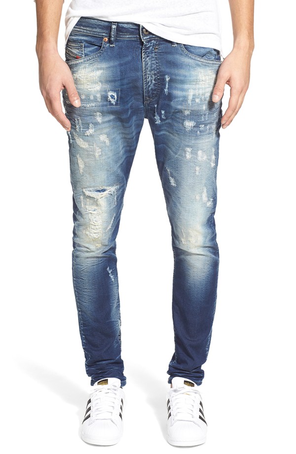 Diesel Spender Slim-Fit Denim Jogger Pants