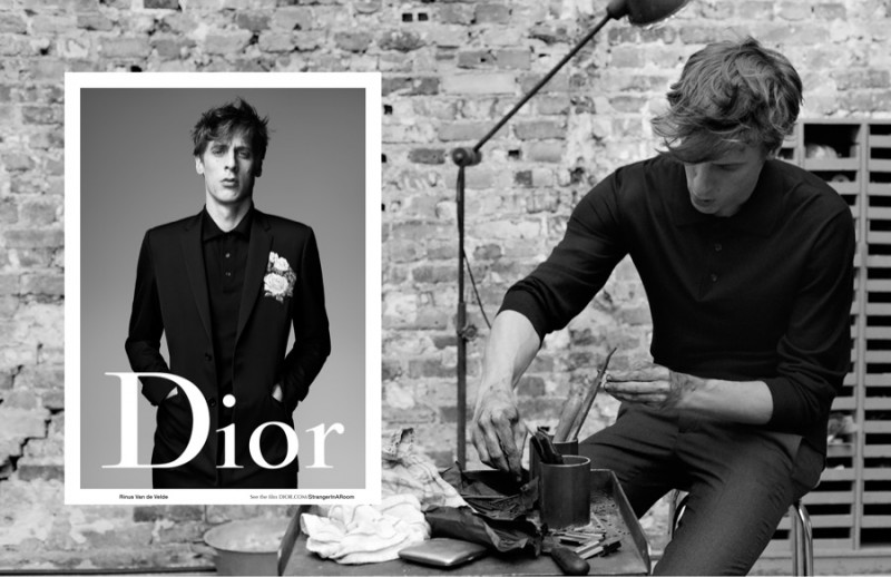 Dior Homme spring-summer 2016 menswear campaign featuring artist Rinus Van de Velde.