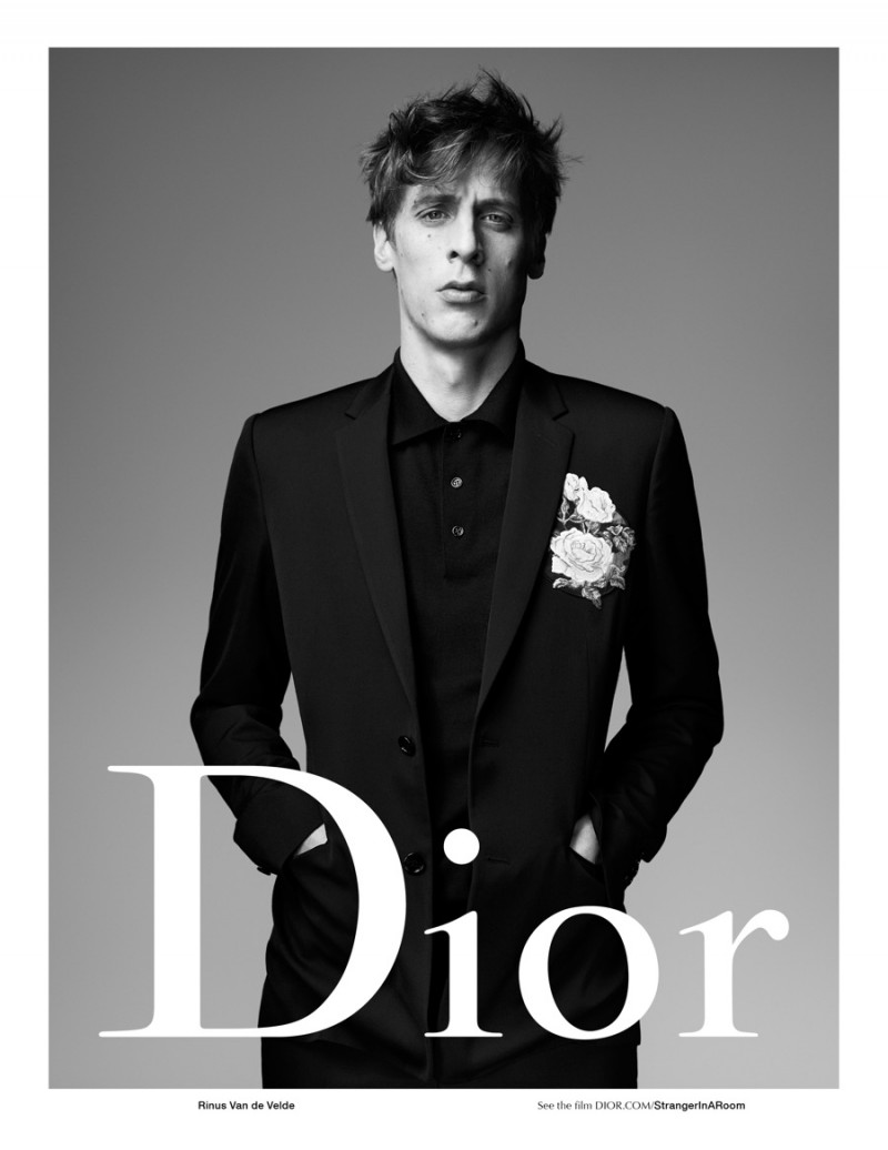 Artist Rinus Van de Velde fronts Dior Homme's spring-summer 2016 campaign.