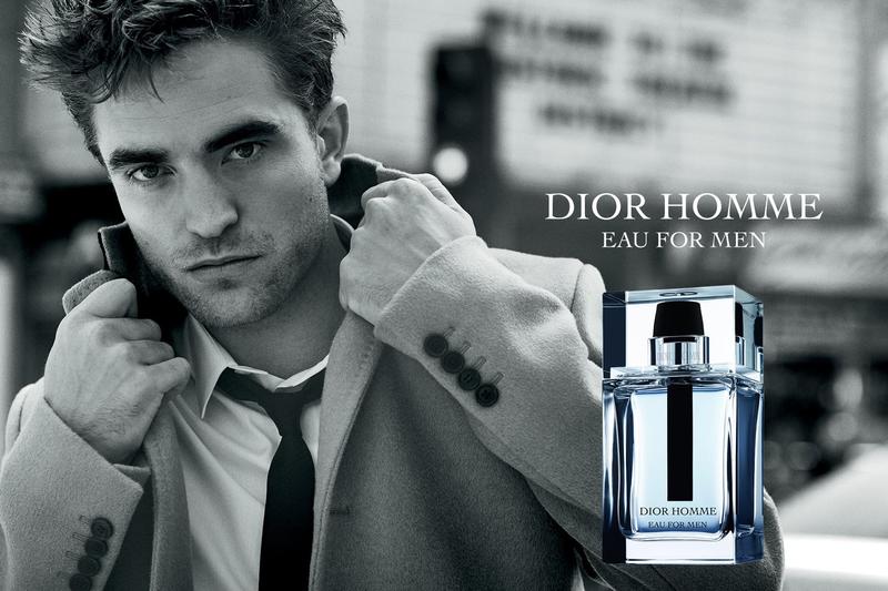 Robert Pattinson photographed by Peter Lindbergh for Dior Homme's Intense City fragrance campaign.