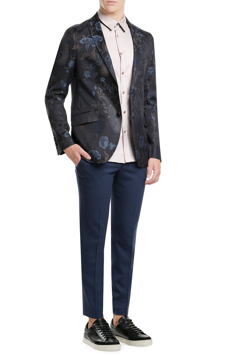 Etro Cotton Jacquard Blazer