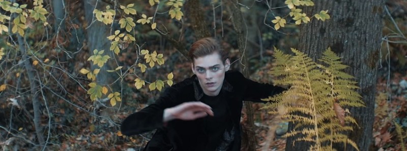 Mats Van Snippenberg appears in Etro's fall-winter 2016 film.