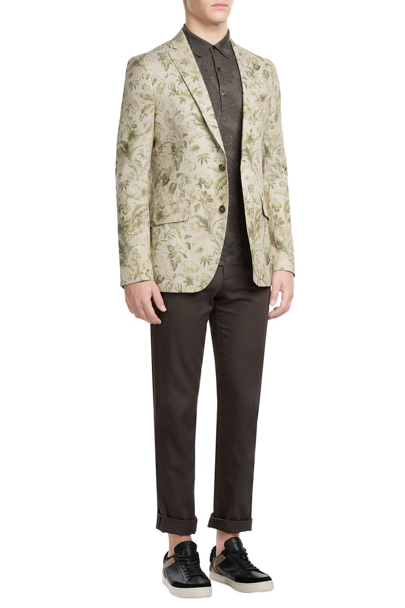 Etro Floral Print Blazer