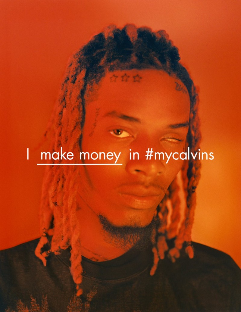 Fetty Wap appears in Calvin Kleins spring-summer 2016 campaign.