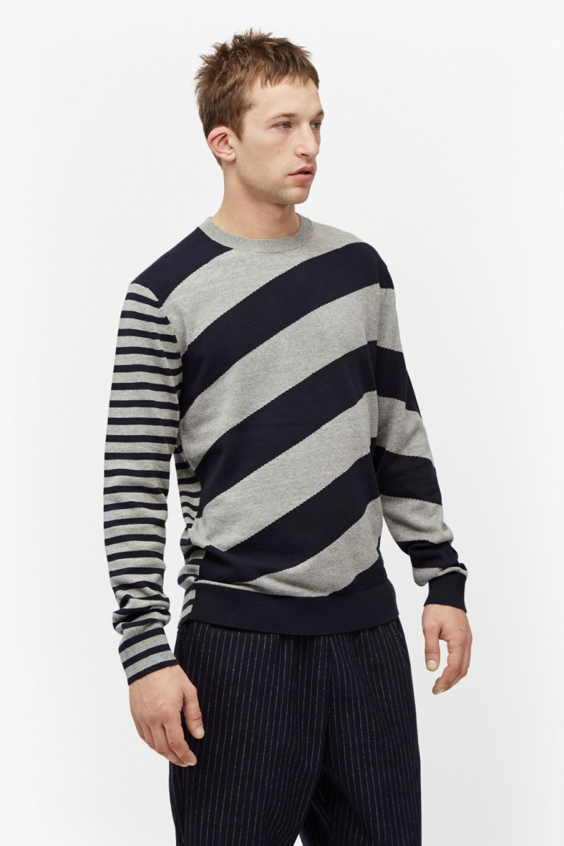 French Connection Diagonal Stripe Jumper