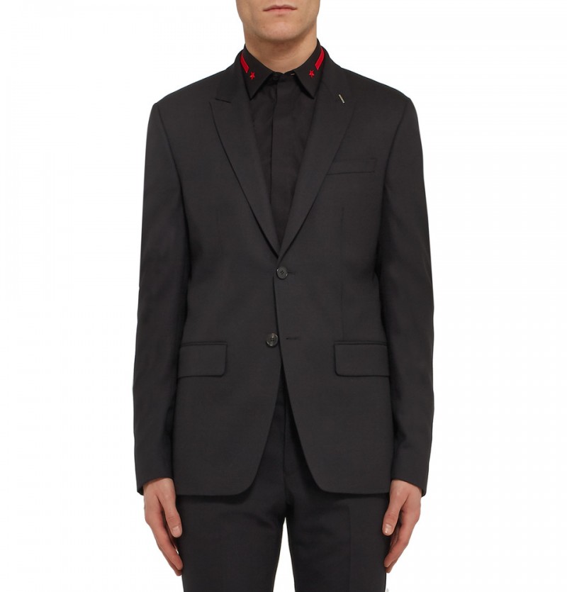 Givenchy Slim-Fit Wool Blend Suit Jacket