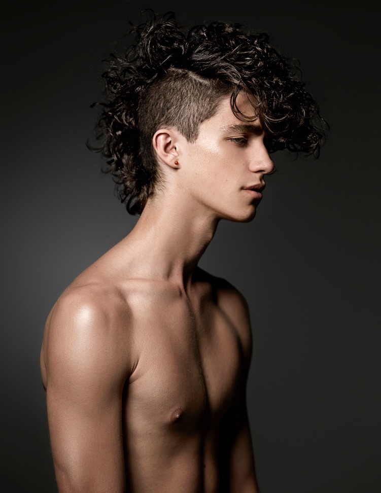 Guy Patrick Rocks Curly Hairstyles For Kimber Capriotti Shoot The 