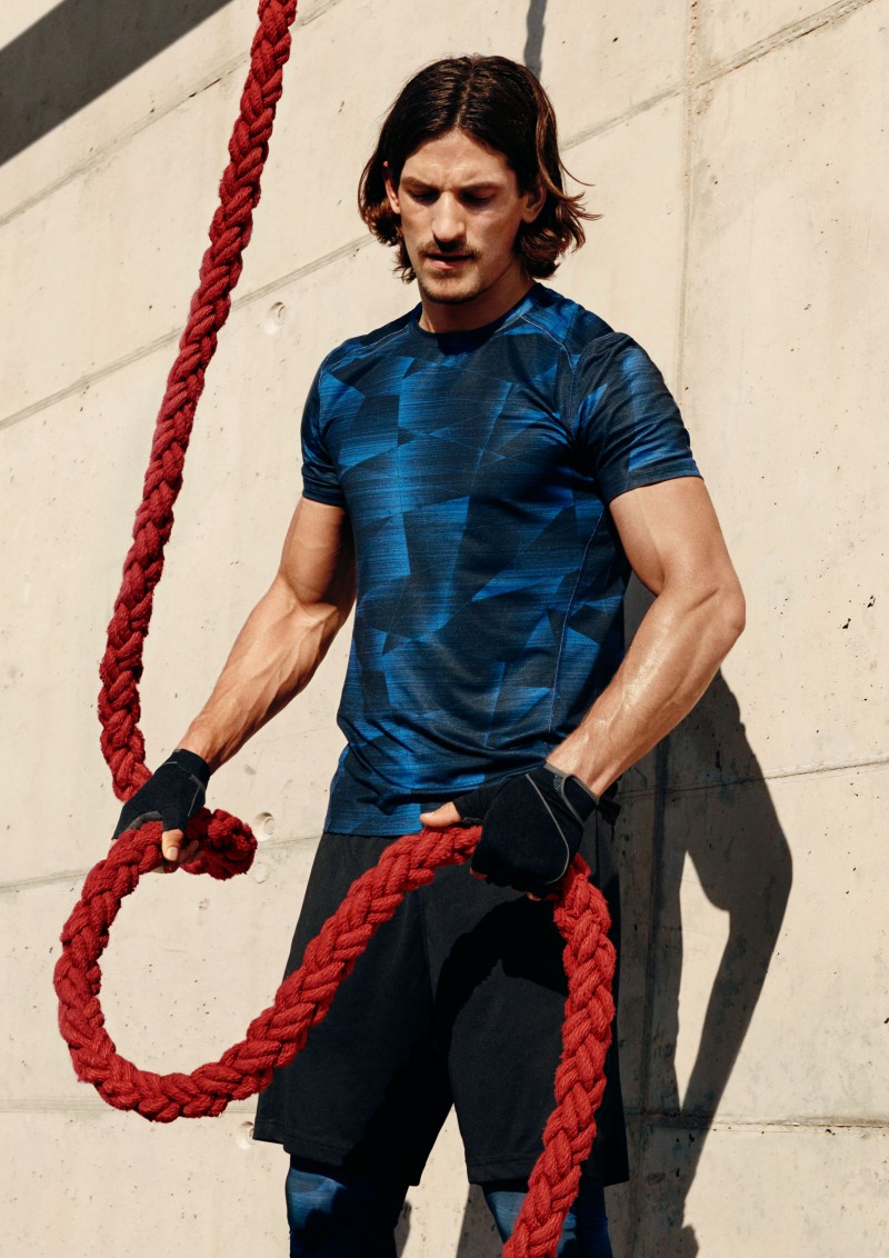 Jarrod Scott stars in H&M's spring 2016 sport campaign.
