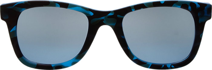 Italia Independent i Plastik Sunglasses in Blue