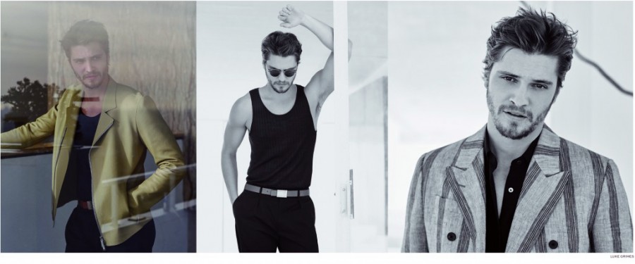 Luke Grimes Fronts Jeffrey Rüdes’ Spring Ad Campaign – The Fashionisto